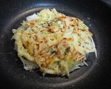 野菜たっぷりお好み焼きライス作り方6写真