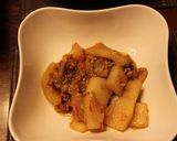 冬瓜を食べるラー油で炒めました～♪作り方6写真