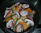 タジン鍋で簡単♪レンジで蒸し鍋作り方2写真