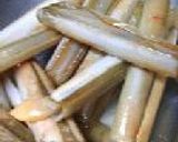 まて貝生姜焼作り方1写真