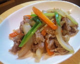 生姜みぞれだしdeもち豚の生姜焼き丼作り方11写真