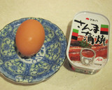 簡単！さんま蒲焼き缶詰たまご丼作り方1写真