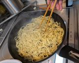 チャンポン麺の太麺で野菜たっぷり皿うどん作り方3写真