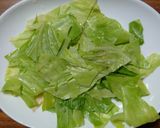 ヨウサマの減塩厚揚げとキャベツの味噌炒め作り方3写真