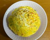 簡単🦀カニカマでかに玉風⁉︎天津飯🟡作り方4写真