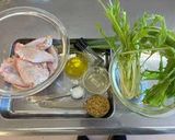 鶏手羽中のオーブン焼き（マスタード）作り方1写真