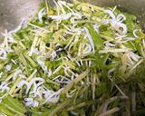 簡単！洗い物も節約！大人気の水菜サラダ作り方5写真