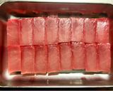 マグロ赤身の中華漬け。作り方1写真