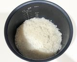出汁入り味噌で、小松菜の味噌炊き込みご飯作り方2写真