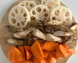 秋野菜満載の「筑前煮」作り方1写真
