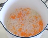 【離乳食中期】にんじんそうめんがゆ作り方4写真