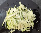 夏野菜ズッキーニの素麺風ナムル作り方2写真
