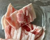 茗荷とぶた肉の塩昆布炒め作り方2写真