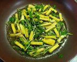 エリンギと豆苗のアレンジ衣笠丼作り方3写真
