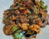 茄子とピーマンと豚肉の味噌和え（甜麺醤）作り方5写真