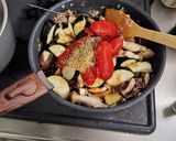 ひき肉ガッツリ！濃厚ナスのポロネーゼ作り方7写真