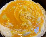 豚ばら肉と豆苗と卵のオイスターソース炒め作り方5写真