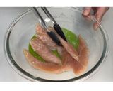 長ねぎとささみのごまマヨサラダ★動画あり作り方4写真