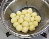 豆腐でかたくなりにくいみたらし団子作り方4写真