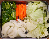 豚の味噌みりん漬け焼きの♪肉野菜炒め🤩🍚作り方2写真