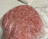 卵なし！豚ひき肉でサイコロステーキ作り方1写真