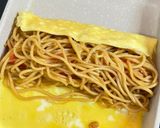 和風✨だし巻き卵と焼きそのオムそばロール作り方6写真