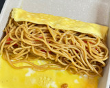 和風✨だし巻き卵と焼きそのオムそばロール作り方6写真