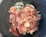ふんわり豚こま節約ヘルシーハンバーグ作り方1写真