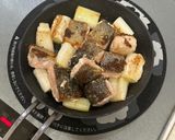 鮭と長ネギの生姜味噌焼き作り方6写真