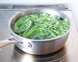 食べやすい【春菊とツナのごまマヨ和え】作り方1写真