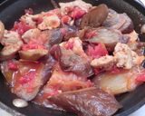 簡単本格的☆なすとチキンのトマト煮☆作り方5写真