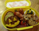 たまごかぼちゃのハロウィン弁当☆作り方5写真