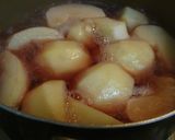りんごの赤ワイン煮☆作り方1写真