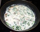 ポークソテー　とほうれん草クリームソース作り方5写真