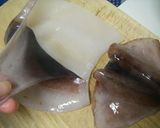 韓国　イカのお刺身　オジンオフェ作り方3写真