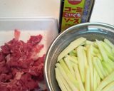 超簡単！牛肉とジャガイモ炒め作り方1写真