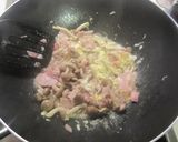 ささっと簡単！しめじベーコン卵とじ作り方2写真