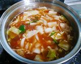 トマト缶で☆ミネストローネ風野菜スープ作り方3写真