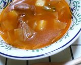 トマト缶で☆ミネストローネ風野菜スープ作り方4写真