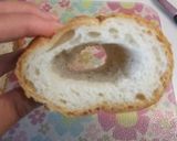 黒豆とチーズの★くり抜きロールパン作り方5写真
