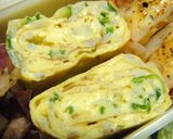 お弁当に❀葱とじゃこの卵焼き作り方3写真