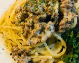 ミート＆チーズソースのパスタ作り方4写真