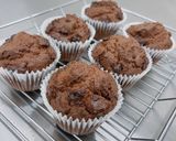 オートミールパウダーで作るチョコマフィン作り方8写真