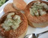 イングリッシュマフィンで　カレーパン❤作り方4写真