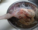 骨付き鶏もも肉のソテー作り方1写真
