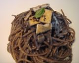 濃厚まったり！黒ごま豆乳パスタ作り方4写真