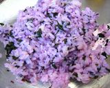 夏秋限定のお楽しみ！紫色の金時草ご飯♪作り方8写真