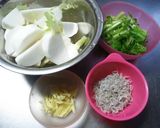 かぶとじゃこのお味噌汁作り方1写真