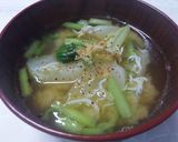 かぶとじゃこのお味噌汁作り方5写真
