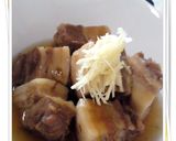 かつおだしであっさり！油っこくない豚角煮作り方7写真